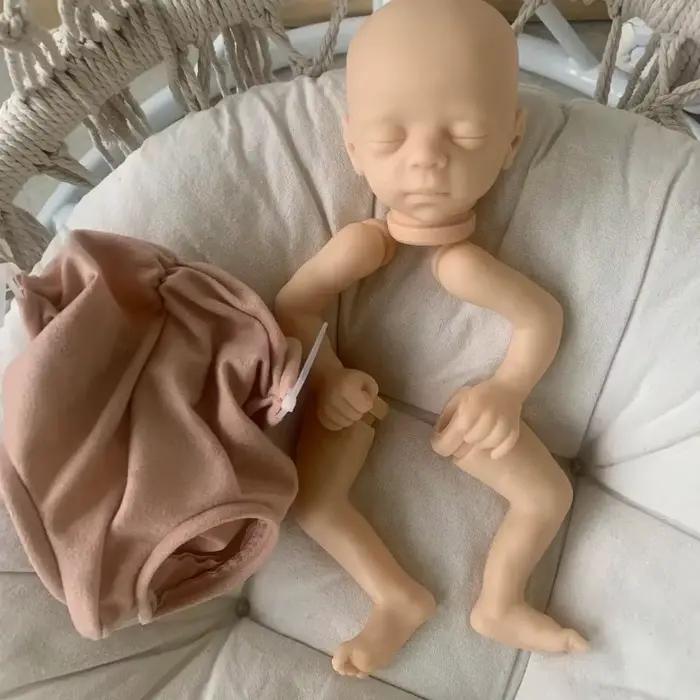 Kit de pièces de beurre vierges non peintes pour nouveau-né, bébé Reborn, bénédiction endormie, bric