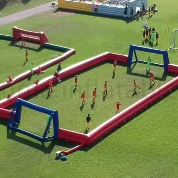 Terrain de football gonflable terrain de football gonflable 3v3 terrain de football de rue