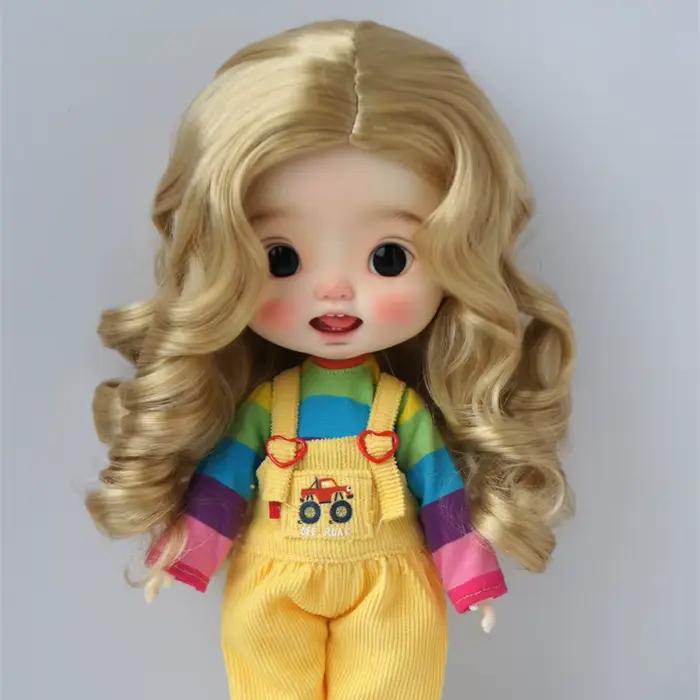 Jusuns-Perruques Beurre Synthétiques Bouclées en Mohair, Accessoires Sirène, JDirt 1/6 1/4 1/3 YOSD 