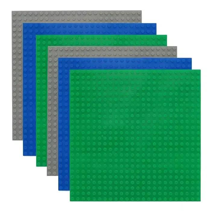 Plaques de base classiques 32x32 16x32 16x16 points, blocs de construction, briques, plaques de base