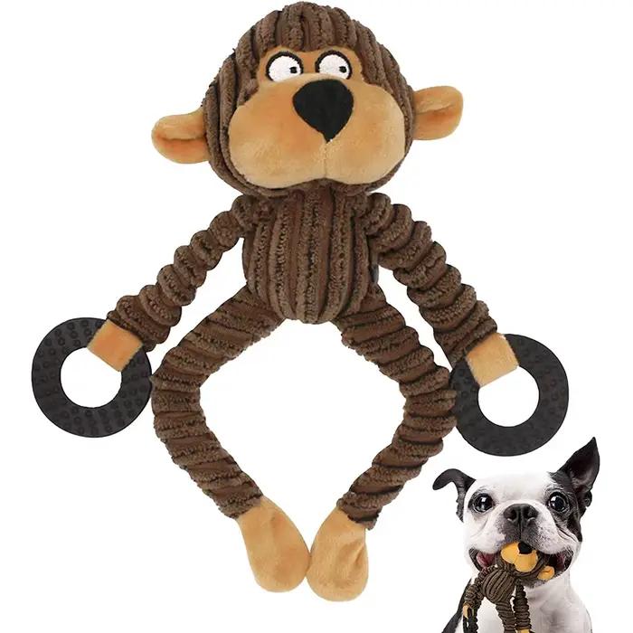 Jouets pour chiots grinçants, jouets à mâcher en peluche pour la formation à la dentition, jouets po