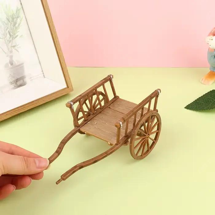 Maison de poupée Miniature, Simulation de chariot assemblé, accessoires de meubles pour maison de po