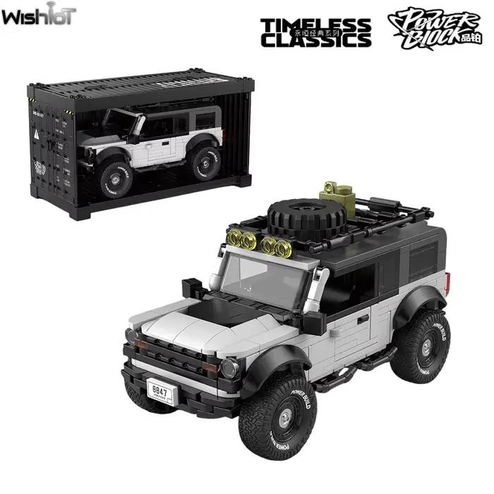 PB8847 véhicule tout-terrain PowerBuild blocs de construction classiques intemporels modèle de voitu