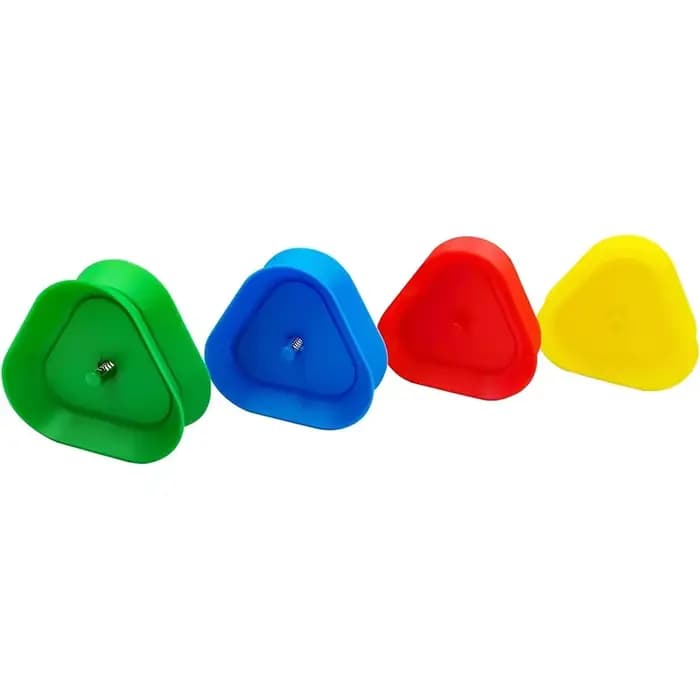 Plateau de jeu de cartes à jouer 4 pièces, plateau de cartes à jouer triangulaire pour fêtes, activi