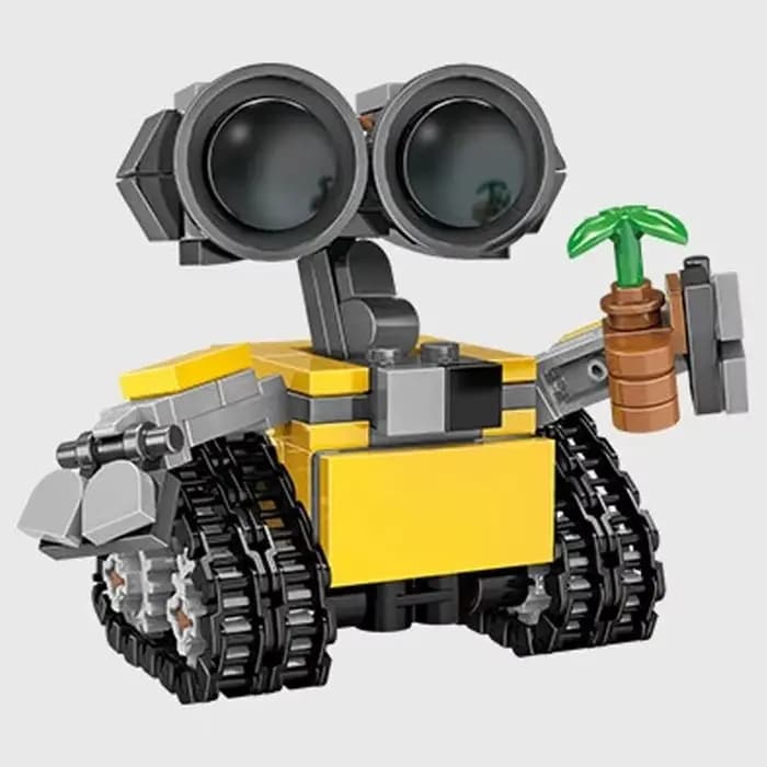 Mini Kit de blocs de construction Wally MOC, multi-articulations mobiles, modèle de film classique, 