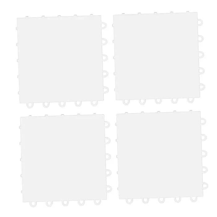 Paquet de 4 tampons d'entraînement de Hockey sur glace 25cm x 25cm, tapis de pratique intérieur et e
