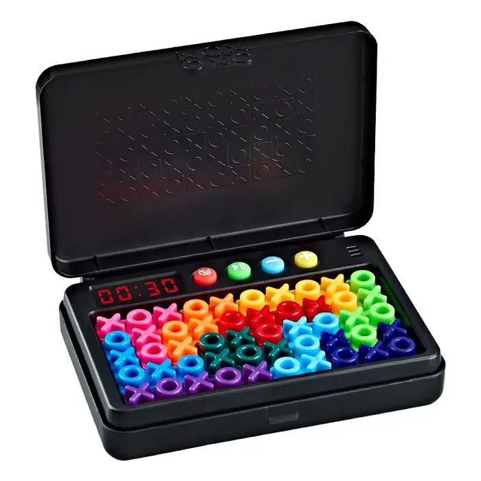 Jeu de logique IQ XOXO version chronométrée, 120 défis, casse-tête de voyage avec étui, jeu éducatif