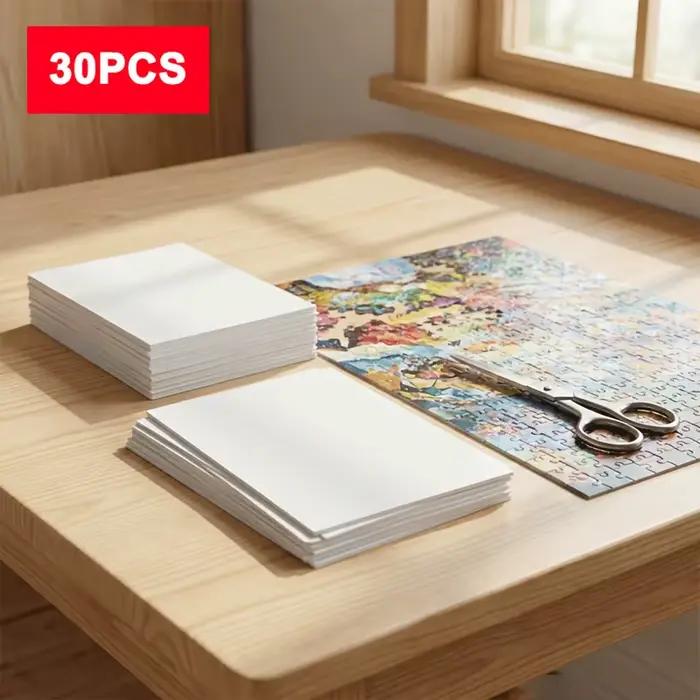 Petit paquet de 30 feuilles de puzzle faciles à décoller et à coller, chaque format : 210 mm x 148 m