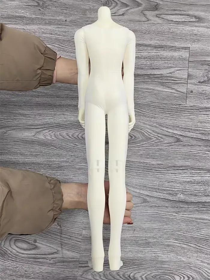 Vêtements de poupée BJD pour hommes et femmes, costume anti-embau, pantalon de sangsues blanches, co