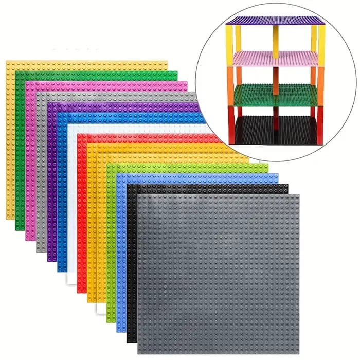 Plaque de Base 32x32 points, blocs de construction de Base Double face, briques classiques, jouets p