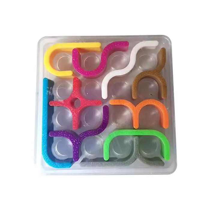 Puzzle d'intelligence 3D créatif courbe folle Sudoku jeux de Puzzle ligne géométrique matrice Puzzle