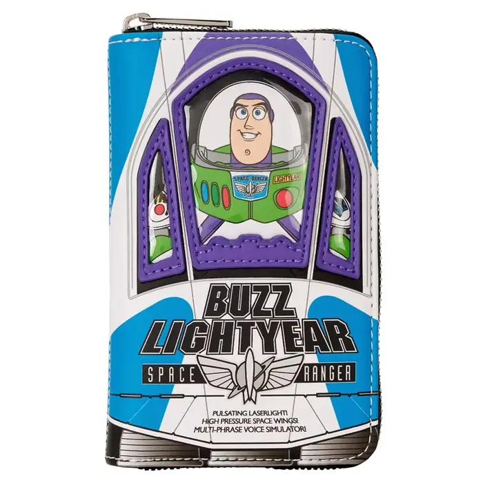 Nouveau portefeuille zippé Loungefly Pixar Toy Story 30e anniversaire Buzz Lightyear