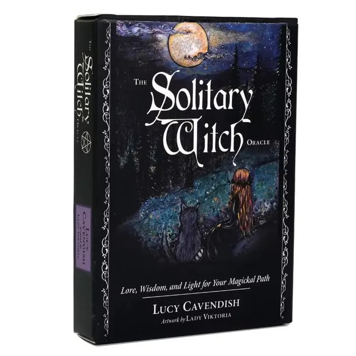 La sorcière solitaire Oracle 45 pièces cartes anglais Oracle cartes Tarot Deck famille fête jeu de s