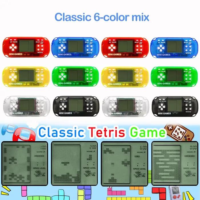 12-120 mini consoles de jeu portables porte-clés, cadeaux de fête sur le thème des jeux vidéo, cadea