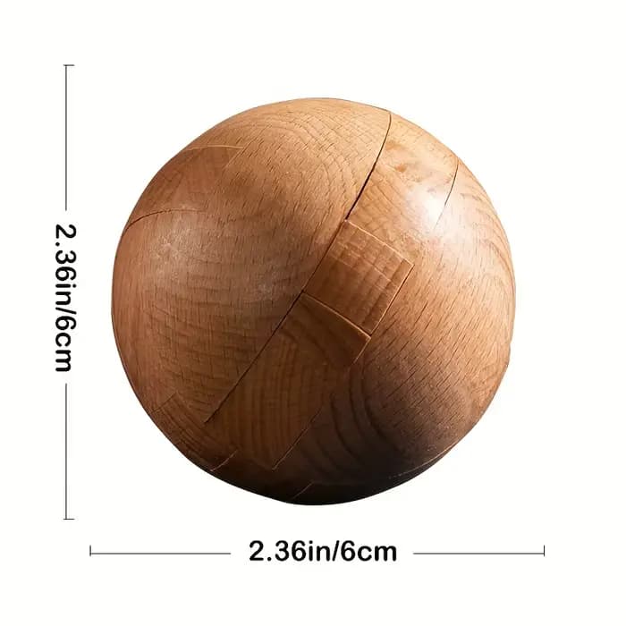 Débloquez votre Beaumont avec ce puzzle en bois classique, jouet en bois Kongming Lock, boule magiqu