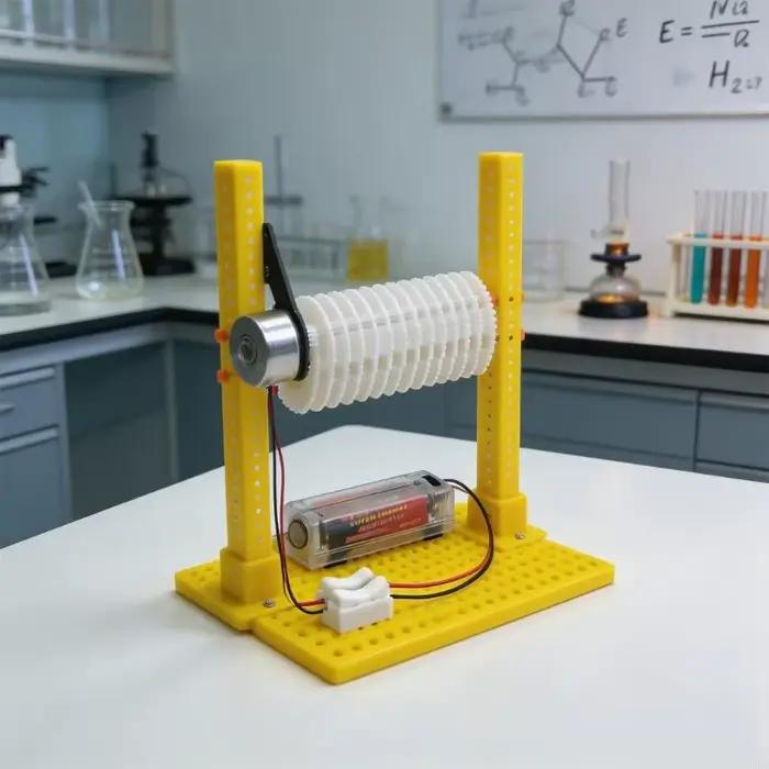 Kits d'expérimentation scientifique d'engrenage, ensemble d'assemblage d'engrenages électriques Gugo
