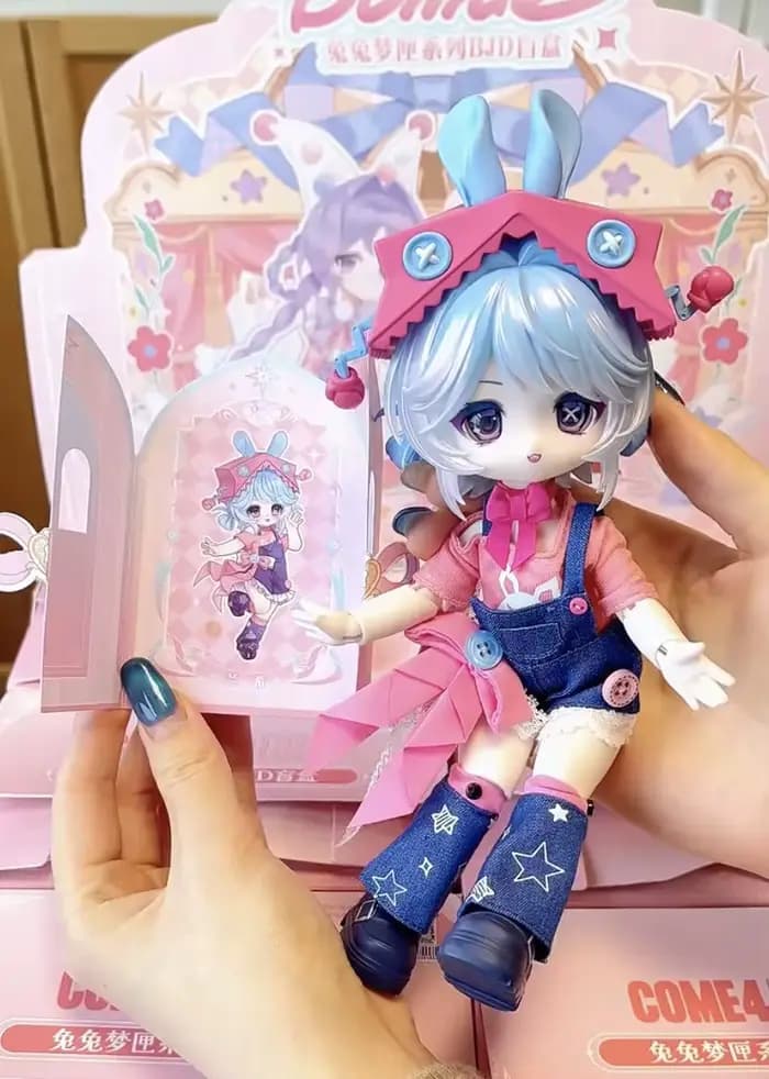 Come4free Bonnie Bunny Dream Box Series BJD Blind Box Toy Movable Anime Figure Desktop Ornament Tren