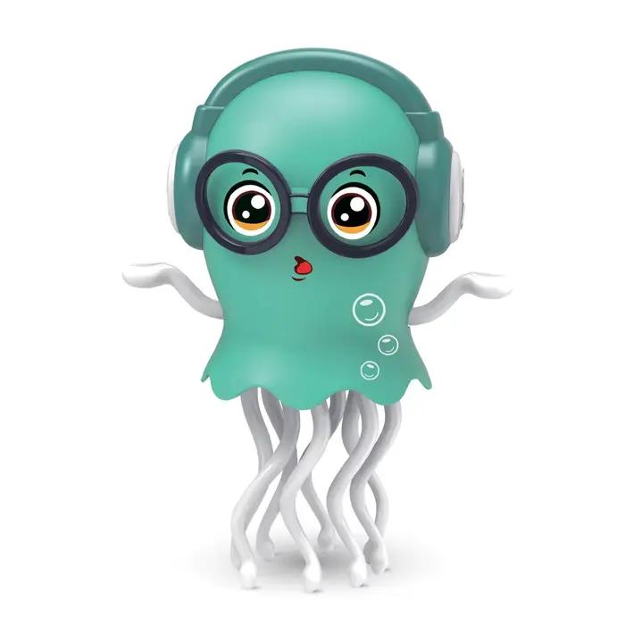 Poulpe Dansant Électronique pour Enfants, Jouet Interactif de Développement, Dessin Animé, Jouet Édu
