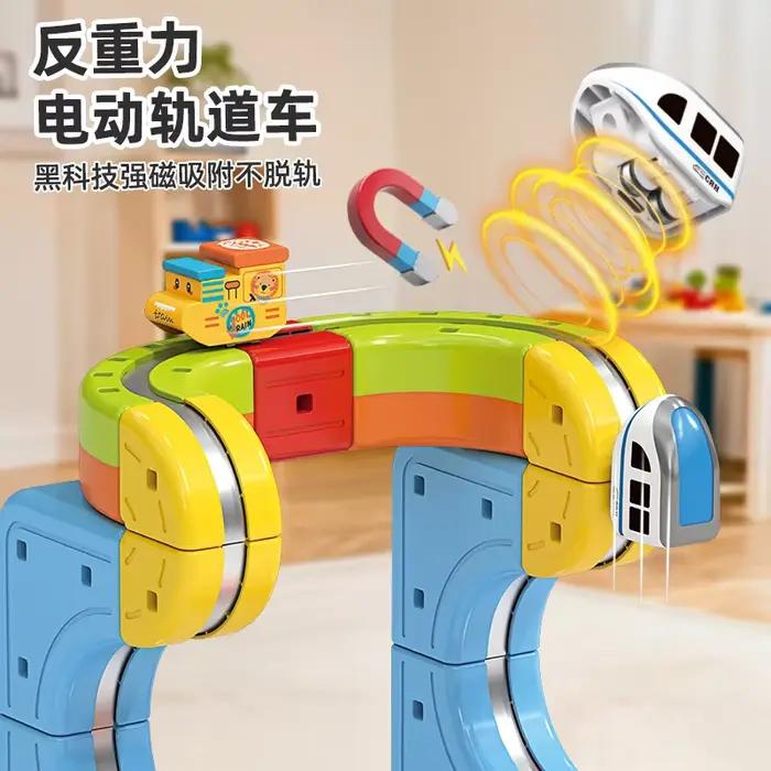 Jouet Montessori 2025, derniers jouets éducatifs, ensemble de Train sur piste magique, jouets pour e