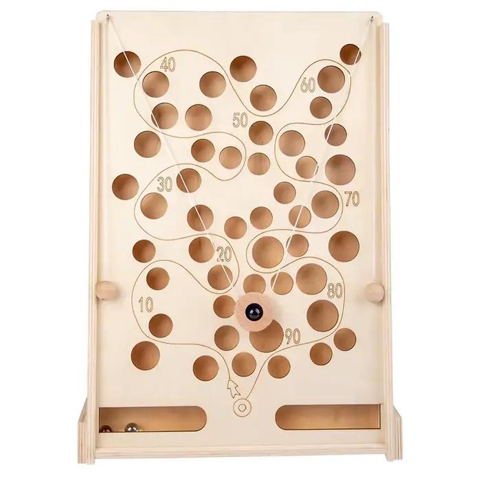 Jeu de labyrinthe amusant en bois pour enfants, machine à billes 7,5, coordination œil-main, entraîn