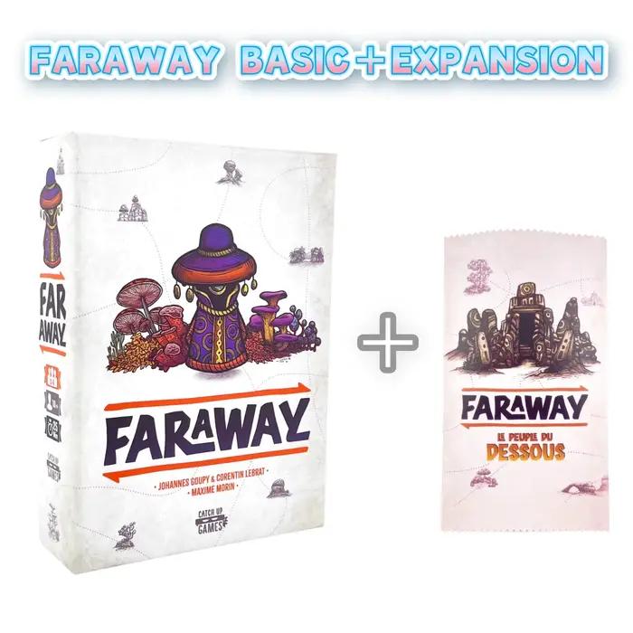 Jeu de société Faraway : Ensemble complet avec 2 extensions |   Jeu de société de stratégie pour soi