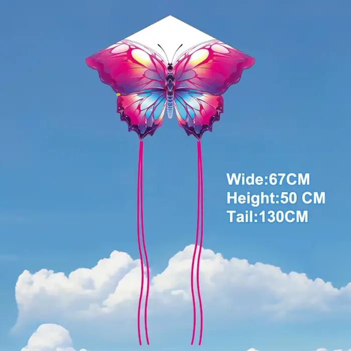 Cerf-volant papillon coloré, grand cerf-volant d'extérieur, jouet professionnel pour attraper le ven