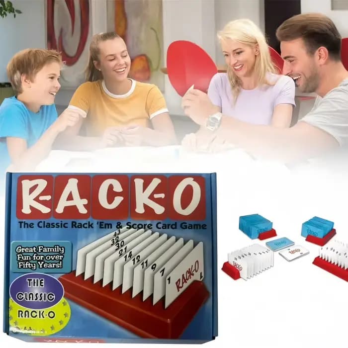 Le jeu de table rétro The Classic Rack. Idéal pour les réunions de famille et les fêtes de fin d'ann