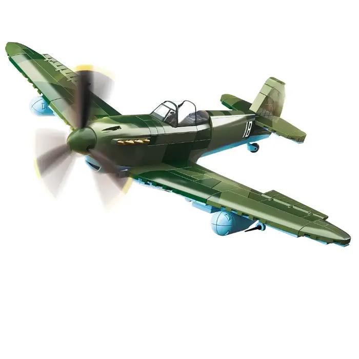 Avion de chasse Yak-1B, blocs de construction, modèles de briques, jouet, série de modèles DIY, joue