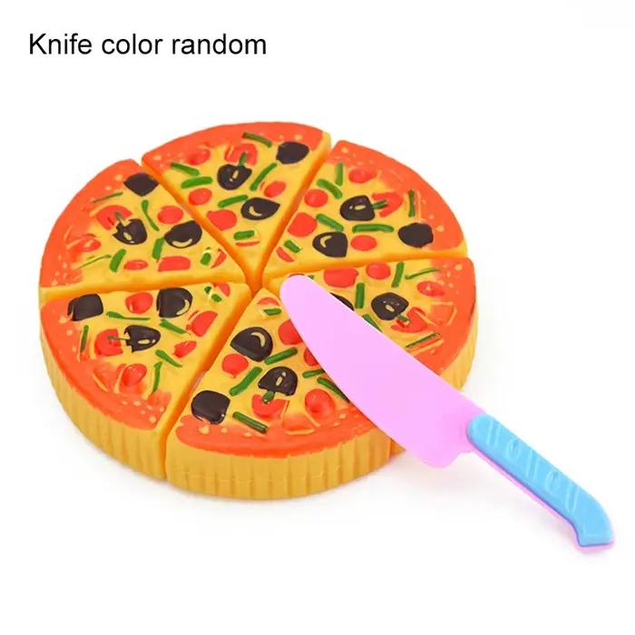 Jouet de cuisine de Simulation de nourriture pour enfants, jeu de Pizza avec coupe, jouets interacti
