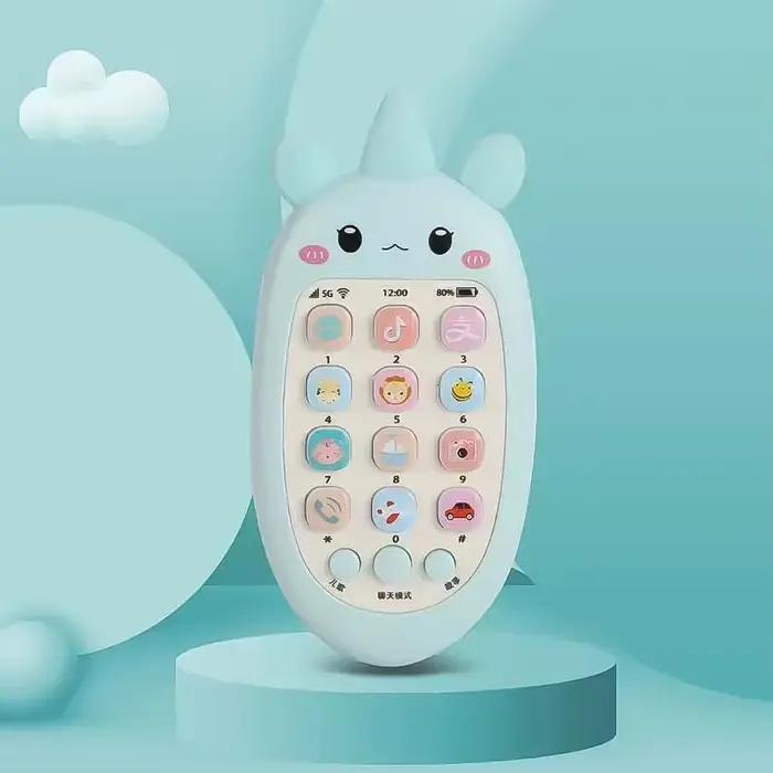 Jouets de téléphone pour bébé, anneau de dentition bilingue, jouet vocal musical, Machine d'apprenti