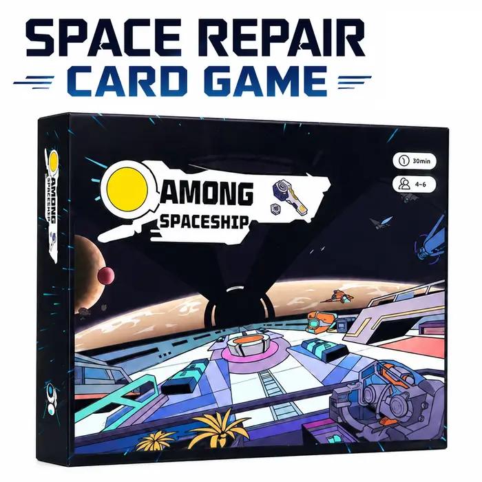 Jeu de cartes coopératif Space Repair, 4 à 6 joueurs, jeu de société de stratégie science-fiction de