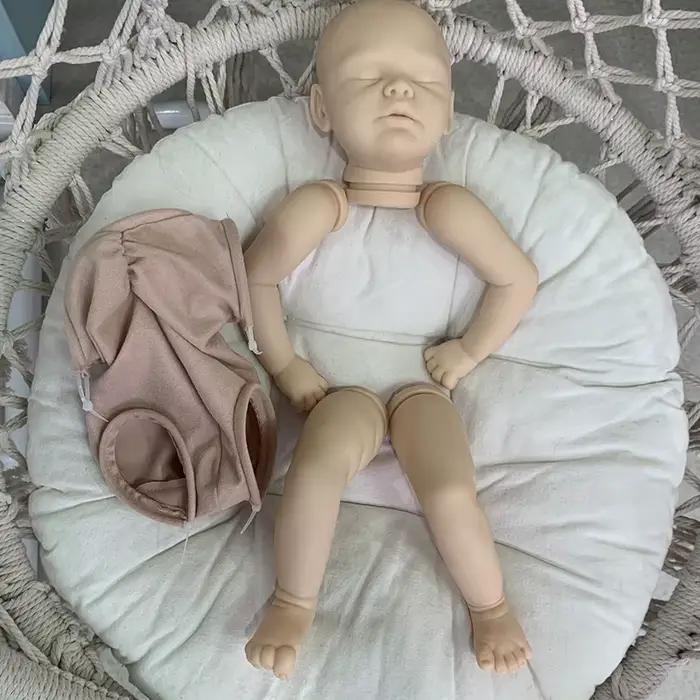 Kit de poupée Reborn de 20 pouces, bébé Sara endormi, Kit de poupée en vinyle, pièces de poupée inac