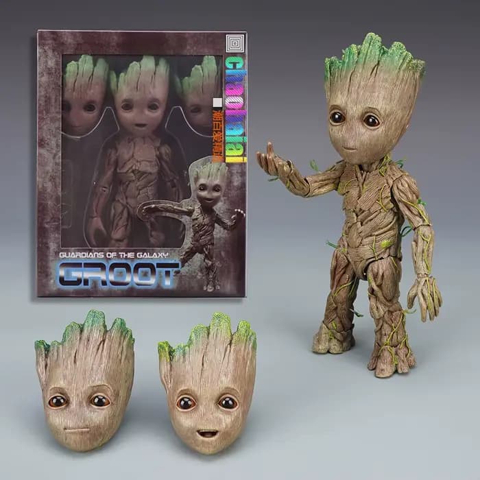 Jouet de collection des gardiens de la galaxie, figurine d'action, modèle non assemblé, fait à la ma