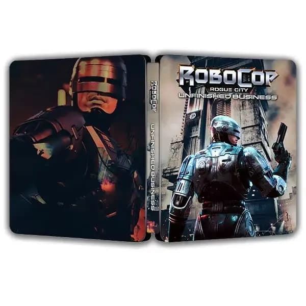 Robocop Rogue City Unfinished Business DayOne Edition Steelbook FantasyBox (juste la boîte sans CD)