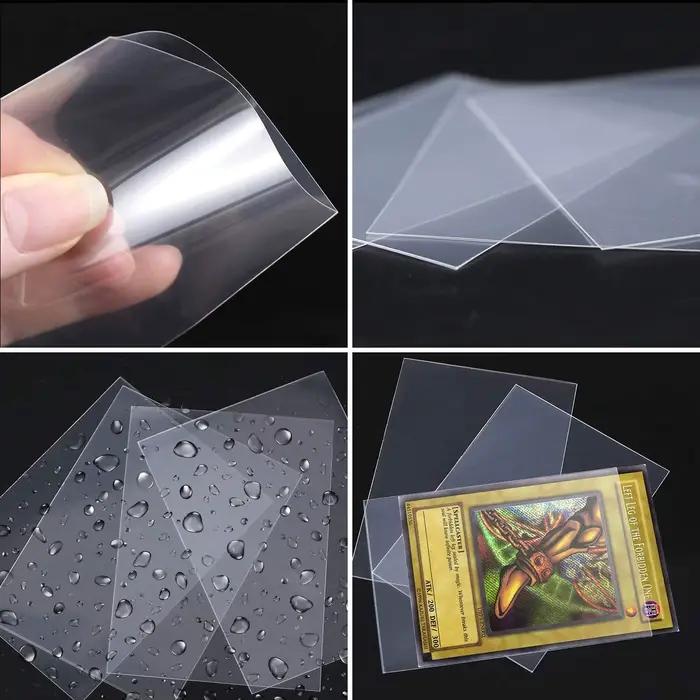 100 pochettes transparentes pour cartes, adaptées aux jeux de cartes TCG, protection pour cartes Pok