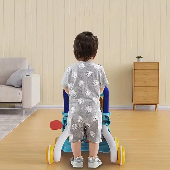 Trotteur pour bébé de 0 à 12 mois, chariot d'apprentissage éducatif précoce, roue de poussée, activi