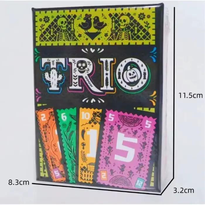 Jeu de société TRIO stratégique, jouet de divertissement pour fêtes, 3 à 6 joueurs, tous âges, amusa