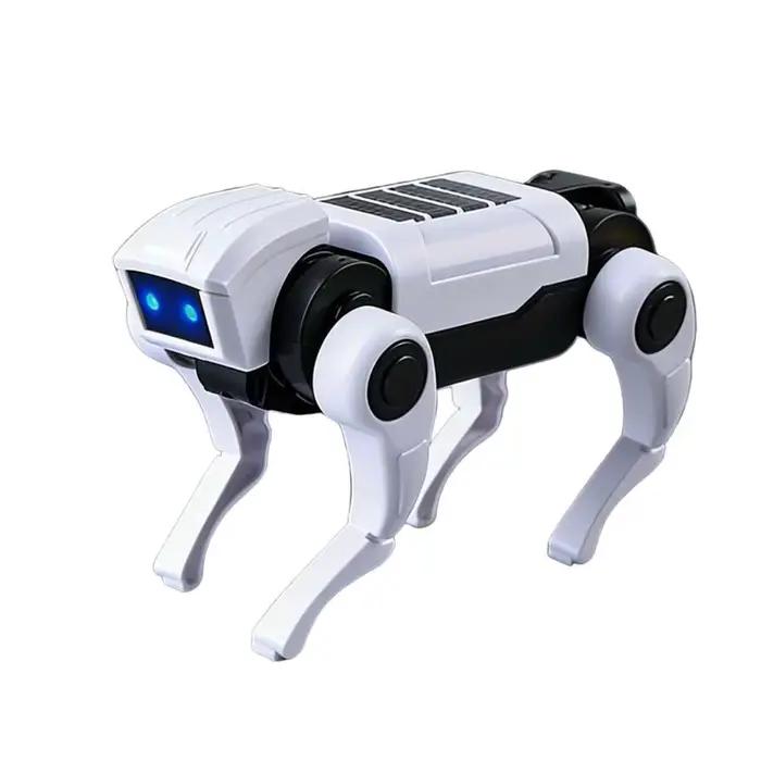 Jouet robot chien électrique, véhicule animal, mini taille, animaux électroniques, installation DIY,