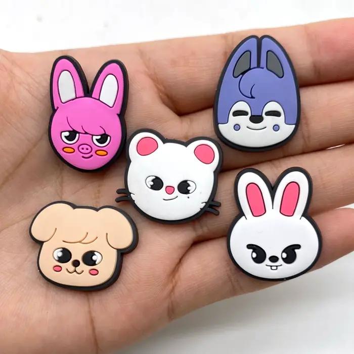 10 pièces ensemble Skzoo coréen Stray enfants idole garçon Wolfchan Leebit figurines mignon dessin a