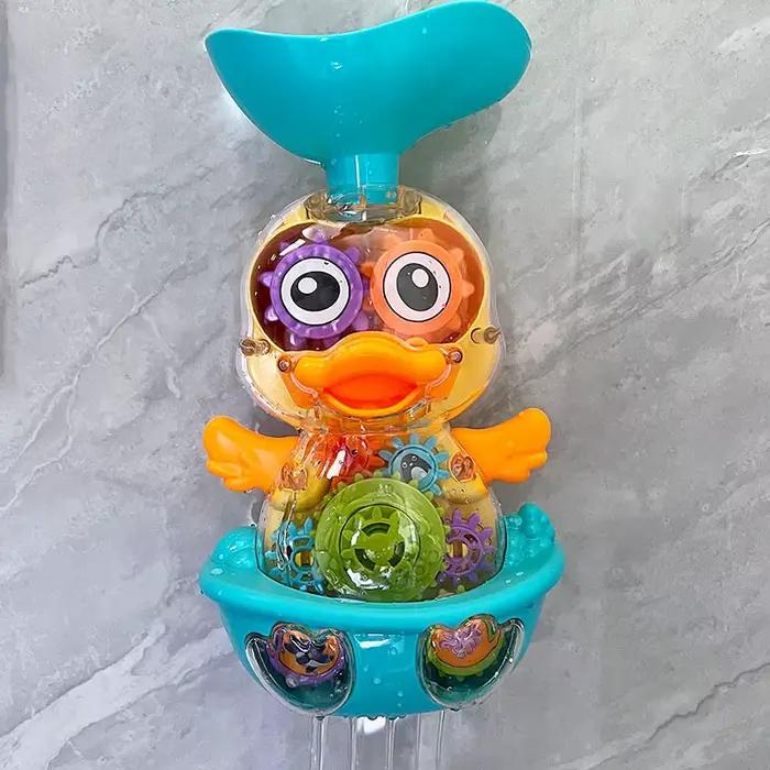 Jouets de bain pour bébé, pulvérisation d'eau, ventouse de canard, douche, piscine, jouets d'eau, jo