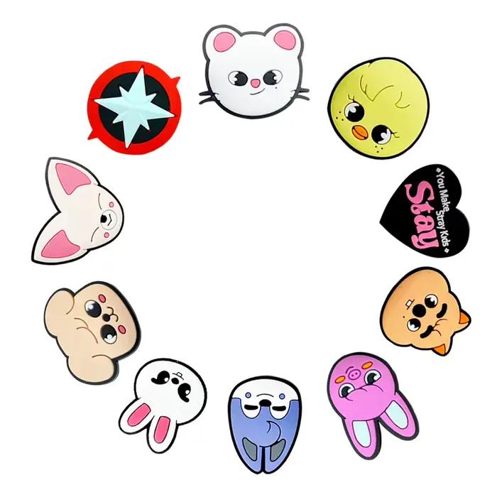 10 pièces ensemble Skzoo coréen Stray enfants idole garçon Wolfchan Leebit figurines mignon dessin a