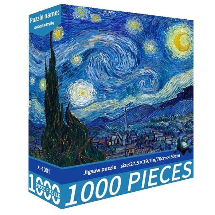 Puzzle de 1000 pièces 70*50CM pour adultes, défi créatif de décompression thérapeutique, décoration 