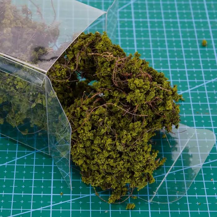 Kit de modélisme DIY pour arbustes miniatures, buissons et feuillage, pour table de sable, paysage, 