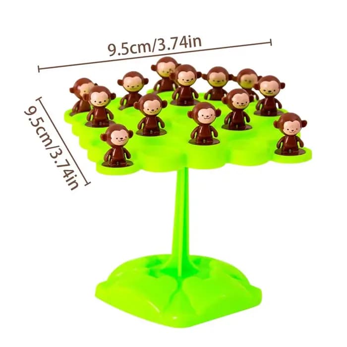 Jeu d'équilibre de singe, jouets à empiler interactifs, jeu de société interactif pour enfants garço