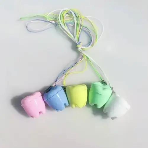 Boîte à dents de bébé, anglais/russe/français/espagnol, organisateur de dents de lait en bois, range