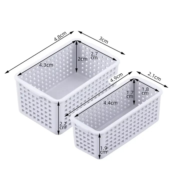 Mini panier de rangement pour maison de poupée, joli et pratique, modèle 1:6 et 1:12