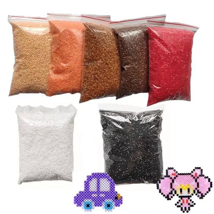 Mini perles hama pour enfants, 10000 pièces/sac, 2.6mm, jouet de bricolage, colormixing, couleur de 