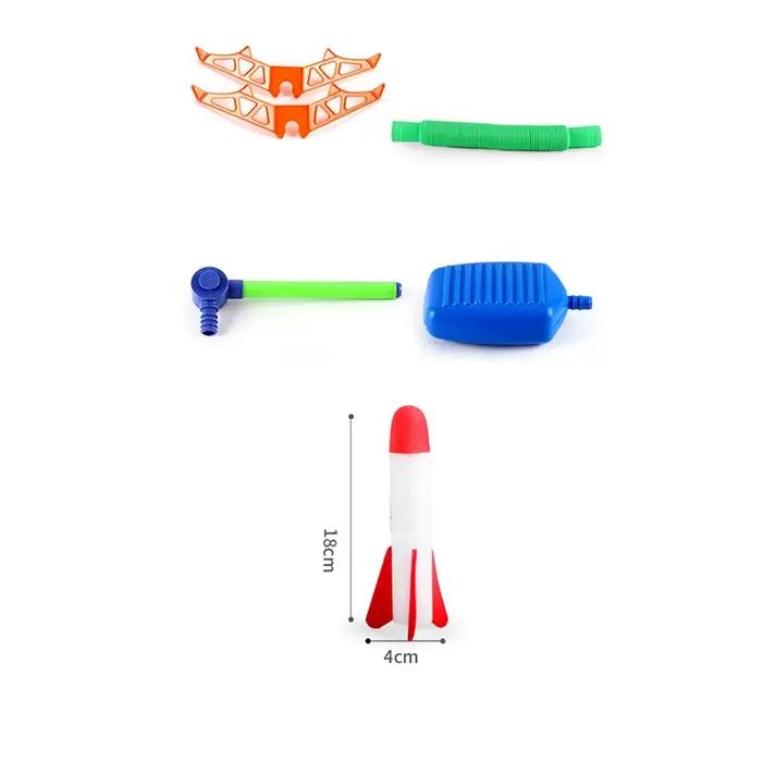 Lanceur de fusée pour enfants, pompe à pas, puissance pressée à Air, jeux familiaux en plein Air, ca
