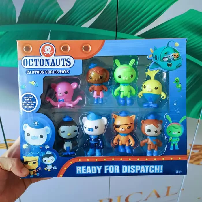 2025 nouveau Original Octonautas TV dessin animé enfants son et lumière jouet ornement poulpe châtea