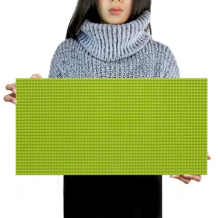 Panneau mural de blocs de construction 32x64 points, plaque de base en brique créative DIY Compatibl